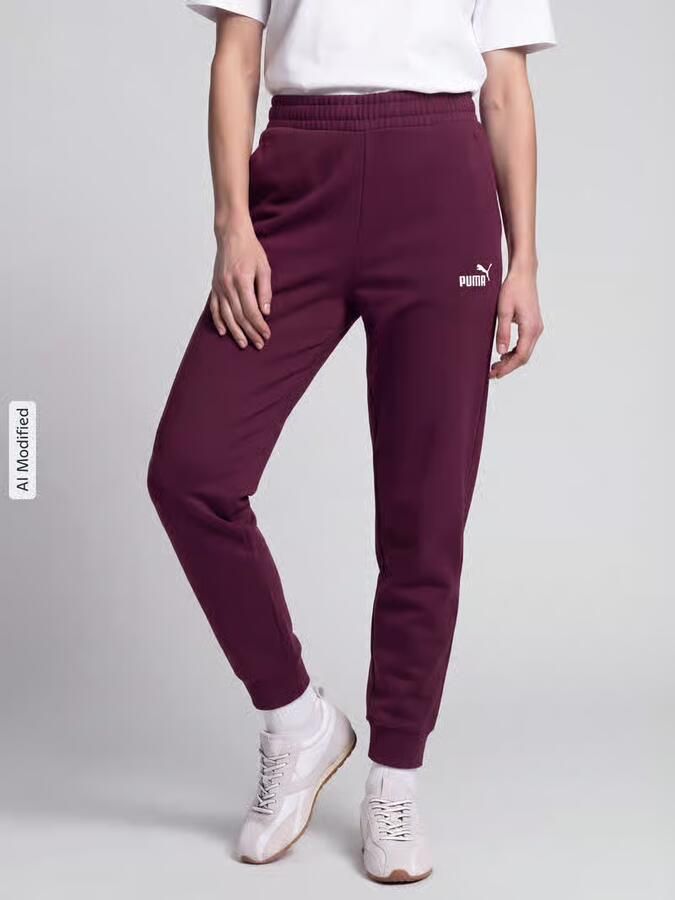 Puma comfort fit joggingbroek van katoenmix model 'No. 1' - Foto 3