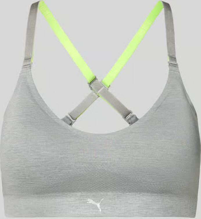Puma Triangel-bh met logo en gekruiste bandjes - Foto 2