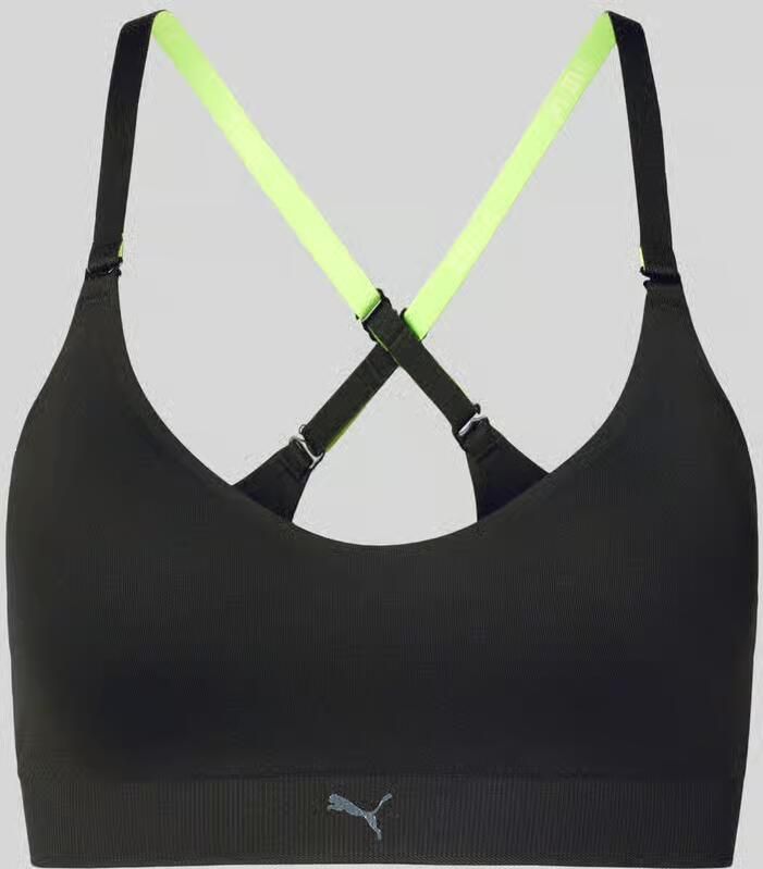 Puma Triangel-bh met logo en gekruiste bandjes - Foto 2
