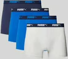 Puma Trunks in een set van 4 met elastische band met logo