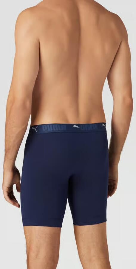 PUMA Boxershort MEN SPORT COTTON LONG BOXERS 2P (2 stuks Set van 2) - Foto 4