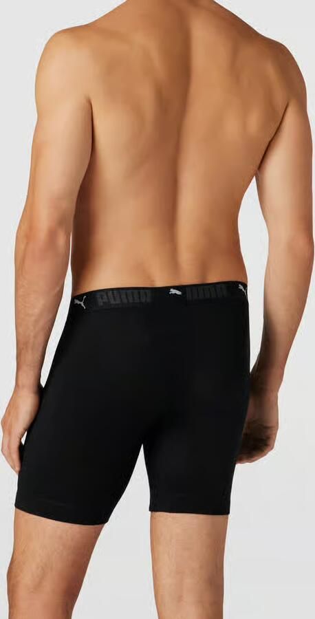 PUMA Boxershort MEN SPORT COTTON LONG BOXERS 2P (2 stuks Set van 2) - Foto 6