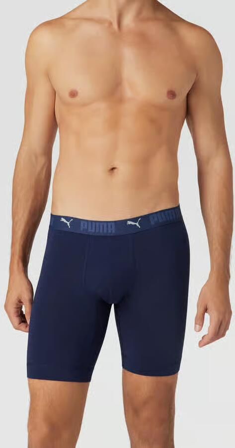 PUMA Boxershort MEN SPORT COTTON LONG BOXERS 2P (2 stuks Set van 2) - Foto 5