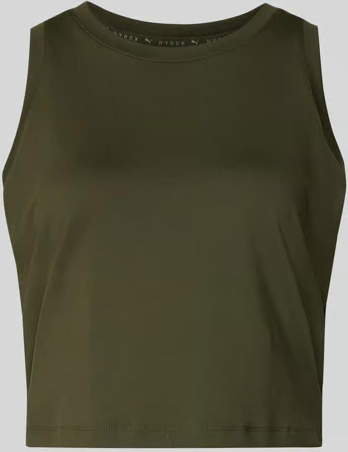Puma x HYROX korte top met geribde ronde hals