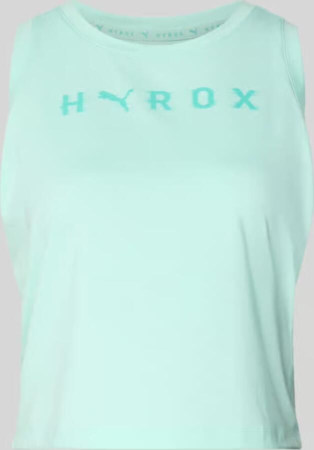 Puma x HYROX korte top met labelprint