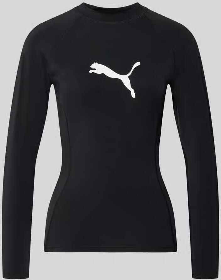PUMA Zwemshirt SWIM WOMEN LONG SLEEVE RASH GUARD Logoprint lange mouwen functionele pasvorm - Foto 5