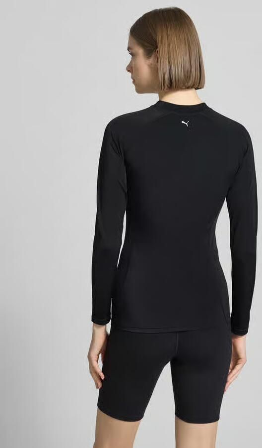 PUMA Zwemshirt SWIM WOMEN LONG SLEEVE RASH GUARD Logoprint lange mouwen functionele pasvorm - Foto 8