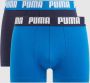 Puma basic boxershort 2-pack blauw donkerblauw heren - Thumbnail 4