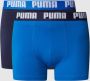 Puma basic boxershort 2-pack blauw donkerblauw heren - Thumbnail 4