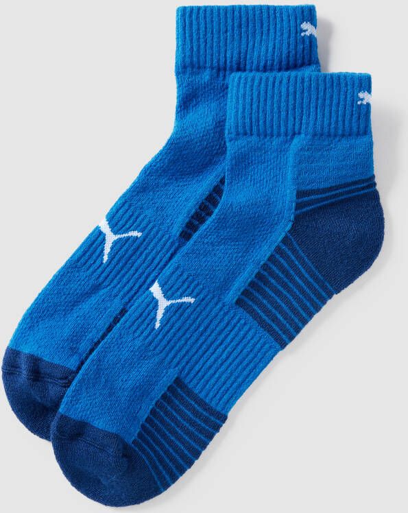Puma Sokken met ingeweven labeldetails in een set van 2 paar model 'Sport'