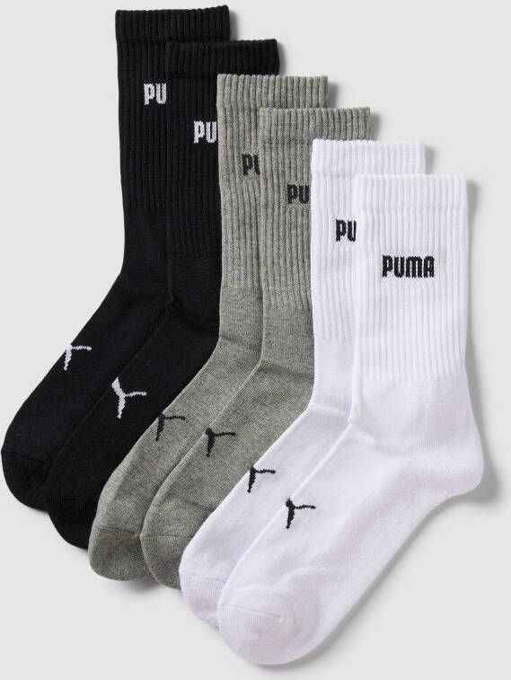 Puma Sokken met labelprint in een set van 6 paar