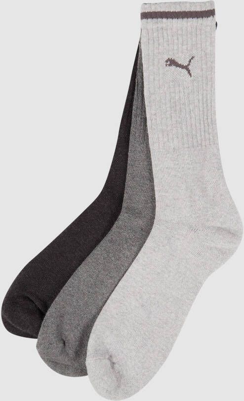 PUMA Sportsokken UNISEX STRIPED CREW SOCK 3P (3 paar)