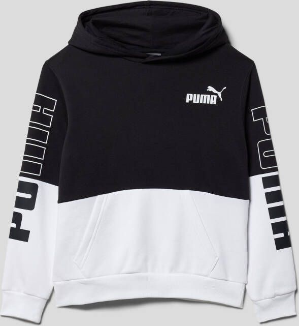 Puma Sweatshirt in colour-blocking-design model 'POWER'
