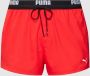 PUMA Zwemshort SWIM MEN LOGO SHORT LENGTH SWIM SHORTS Zijzakken achterzak met ritssluiting trekkoord - Thumbnail 3