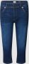 Q S by s.Oliver cropped slim fit jeans CATIE donkerblauw - Thumbnail 3
