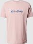 Q S by s.Oliver regular fit T-shirt met backprint roze - Thumbnail 2