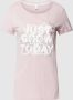 QS by s.Oliver T-shirt met statementprint model 'Just Grow' - Thumbnail 2