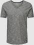 Q S by s.Oliver gemêleerd regular fit T-shirt antraciet - Thumbnail 2