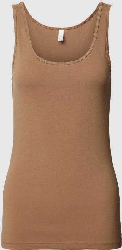 QS by s.Oliver Tanktop met boothals model 'Basic'