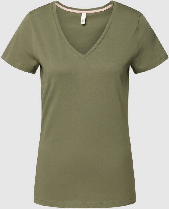 QS by s.Oliver T-shirt met labeldetail model 'Basic' - Foto 2