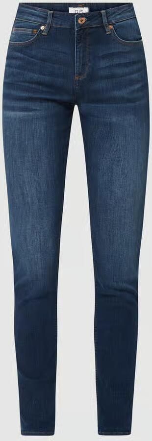Q S designed by Skinny fit jeans met stretch model 'Sadie' - Foto 3