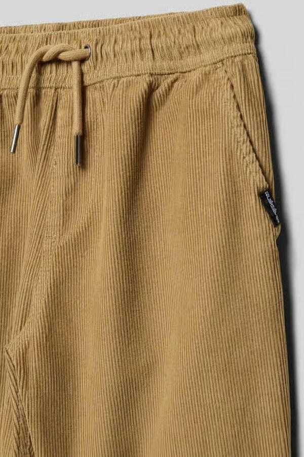 Quiksilver Corduroy broek met elastische band model 'TAXER' - Foto 2