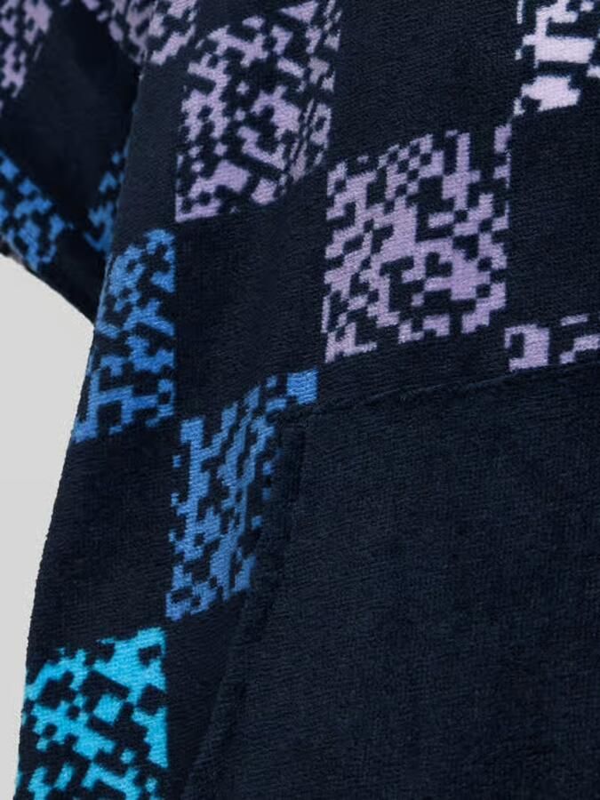 Quiksilver regular fit hoody-handdoek met logo-patch