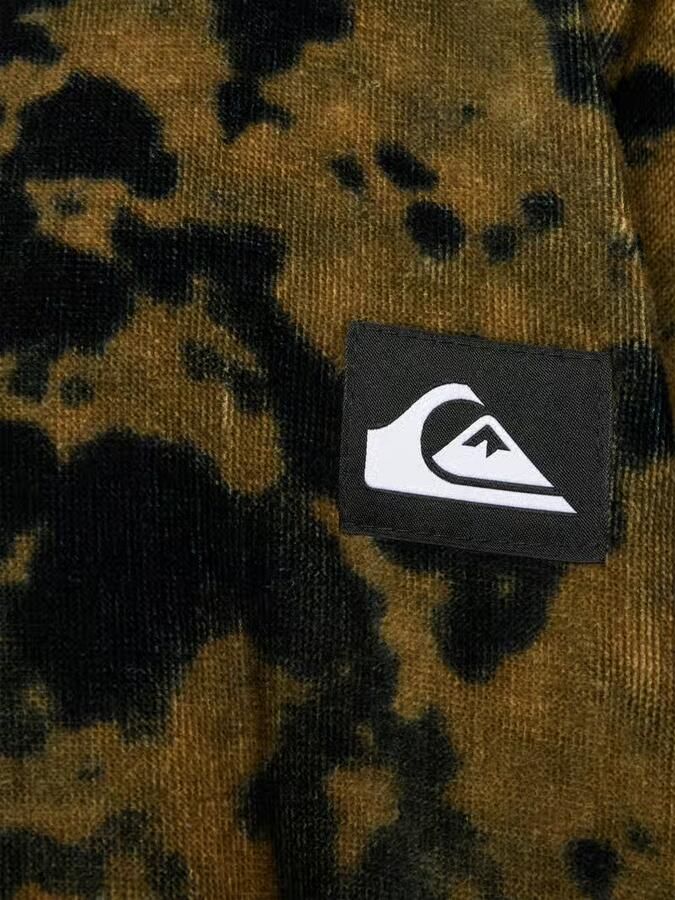 Quiksilver regular fit hoody-handdoek met logo-patch
