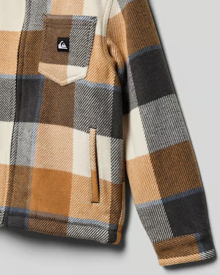 Quiksilver Regular fit overhemdjack met wol - Foto 2