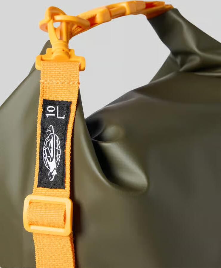 Quiksilver Zak met riempjes en labelprint