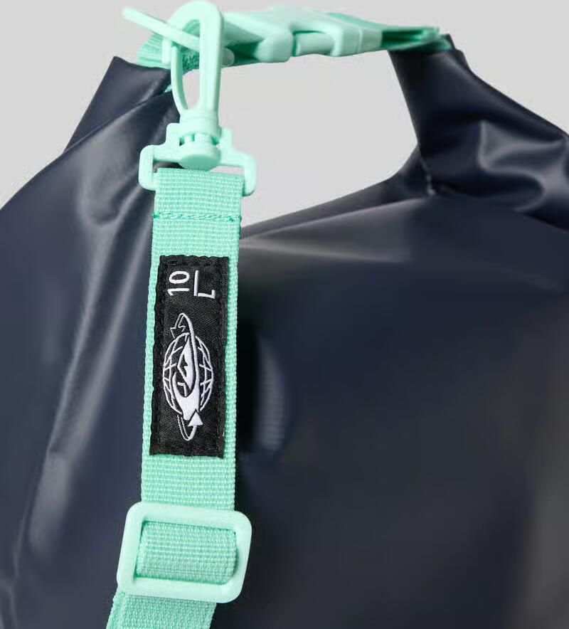Quiksilver Zak met riempjes en labelprint