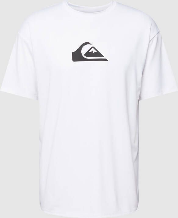Quiksilver T-shirt met labelprint model 'SOLID STREAK'