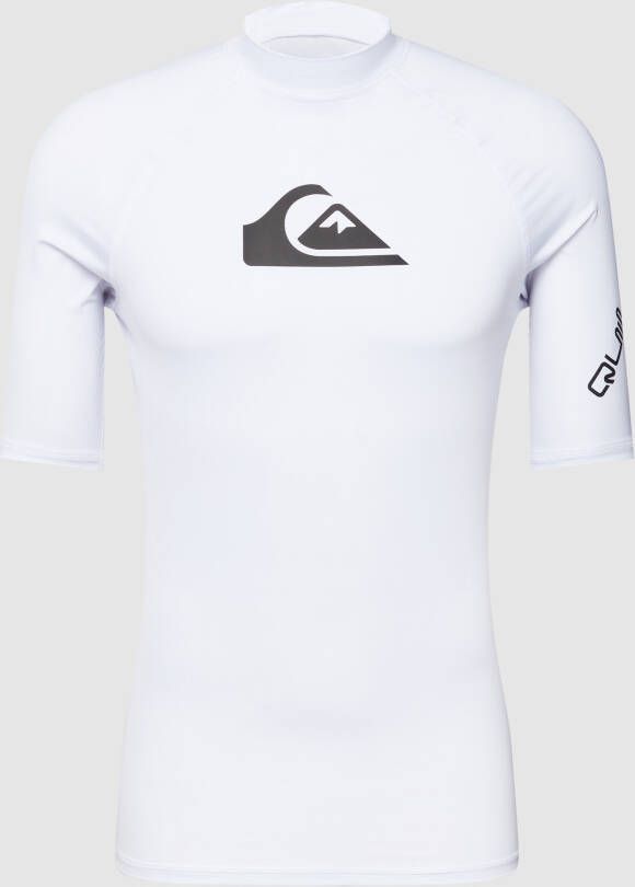 Quiksilver T-shirt met logodetail model 'ALL TIME SS'