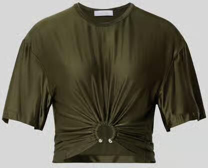 Rabanne Blousetop van viscosemix met cut-out - Foto 2