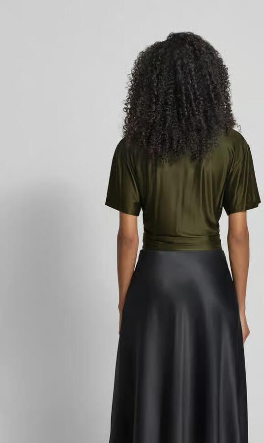 Rabanne Blousetop van viscosemix met cut-out - Foto 2