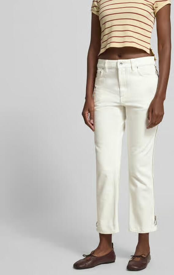 Rabanne Bootcut fit jeans in verkort design - Foto 3