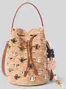 Rabanne Bucket tas in vlechtlook