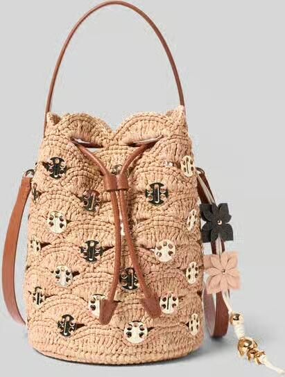 Rabanne Bucket tas in vlechtlook - Foto 2