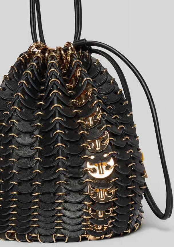 Rabanne Bucket tas met schakelkettingen