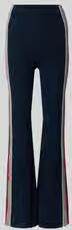 Rabanne Flared fit stoffen broek in gebreide look