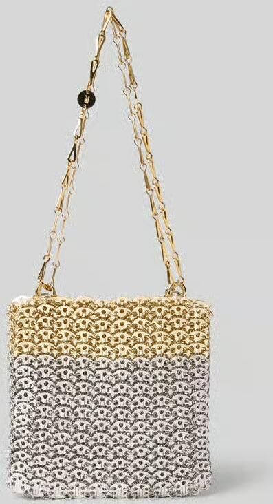 Rabanne Handtas in kettinglook