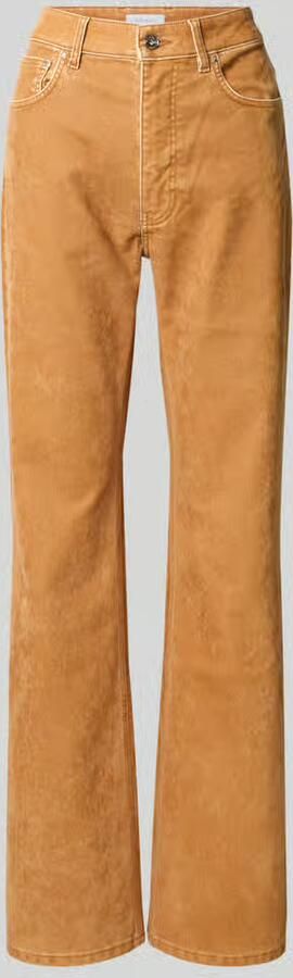 Rabanne High waist cargobroek met corduroy structuur