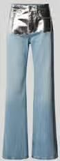 Rabanne Jeans met siergarnering in metallic