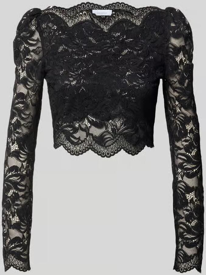Rabanne Kort blouse met lange mouwen van kant - Foto 2