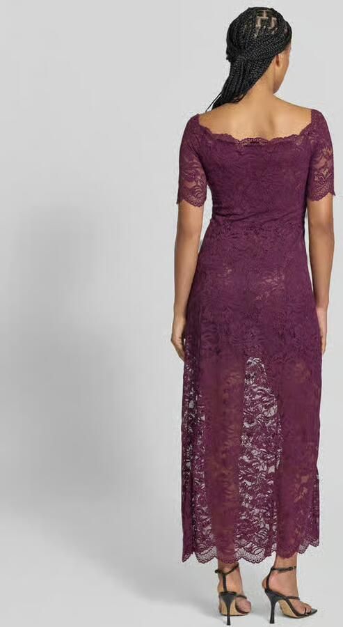 Rabanne Maxi-jurk met all-over kant - Foto 2