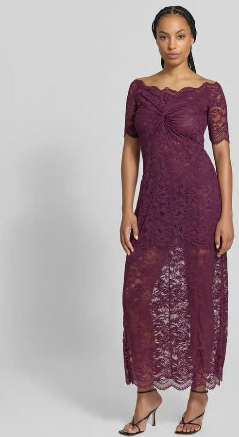 Rabanne Maxi-jurk met all-over kant - Foto 3