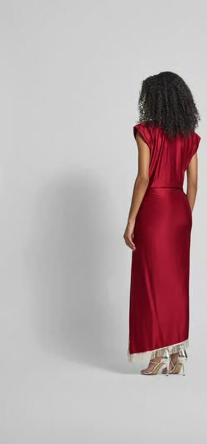 Rabanne Maxi-jurk met plooien - Foto 3