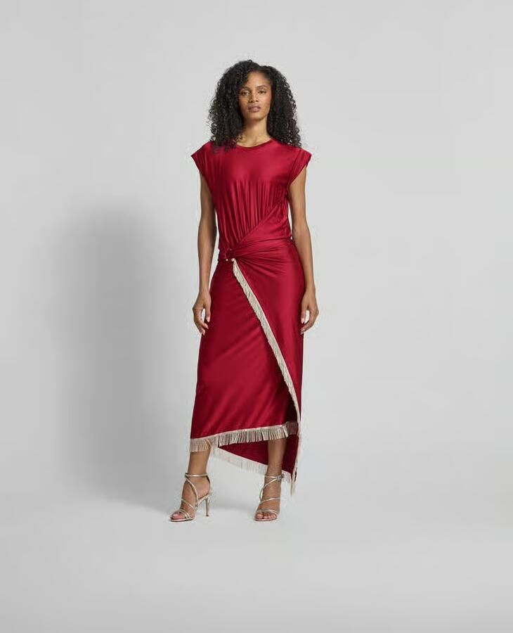 Rabanne Maxi-jurk met plooien - Foto 2