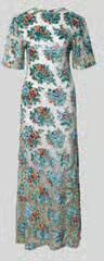 Rabanne Maxi-jurk met ronde hals