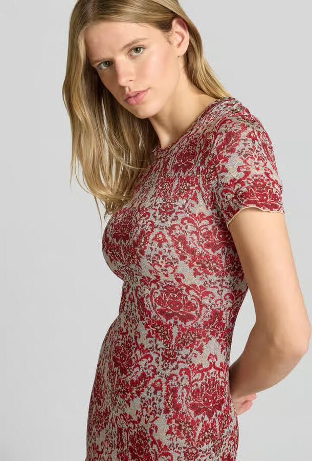 Rabanne Maxi-jurk met ronde hals